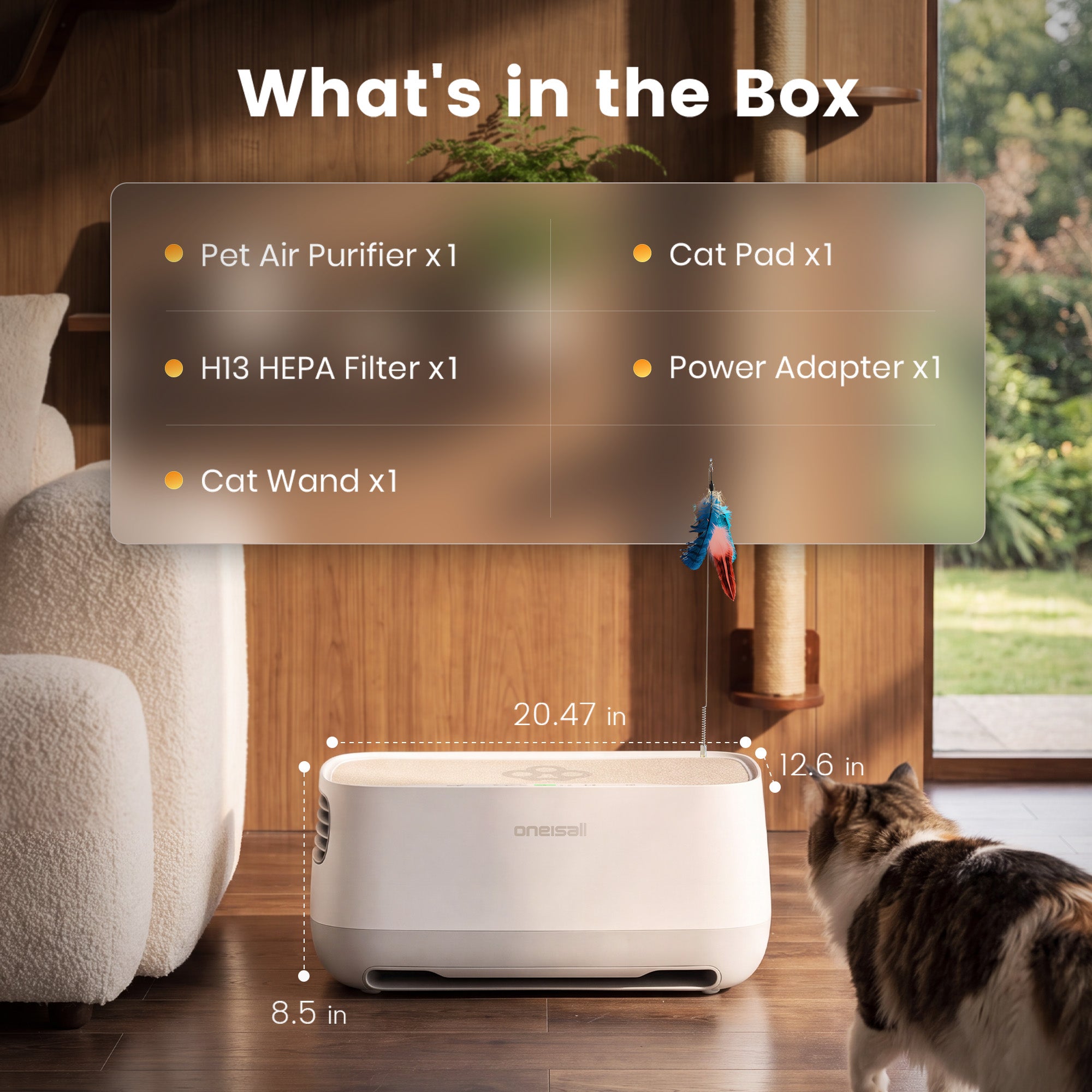 Oneisall 2-in-1 Cat Bed Air Purifier - Image 9