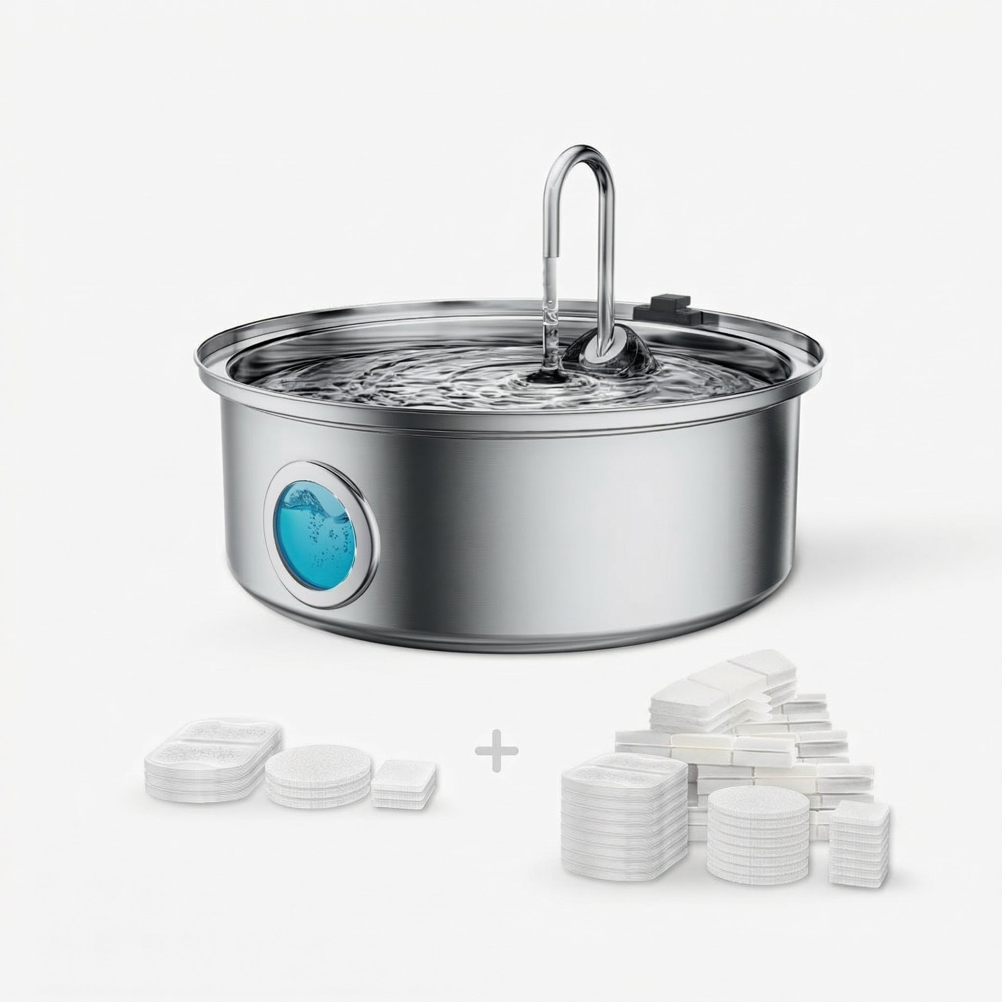 Oneisall 7L Pet Water Fountain with Visual Water Level - Image 24