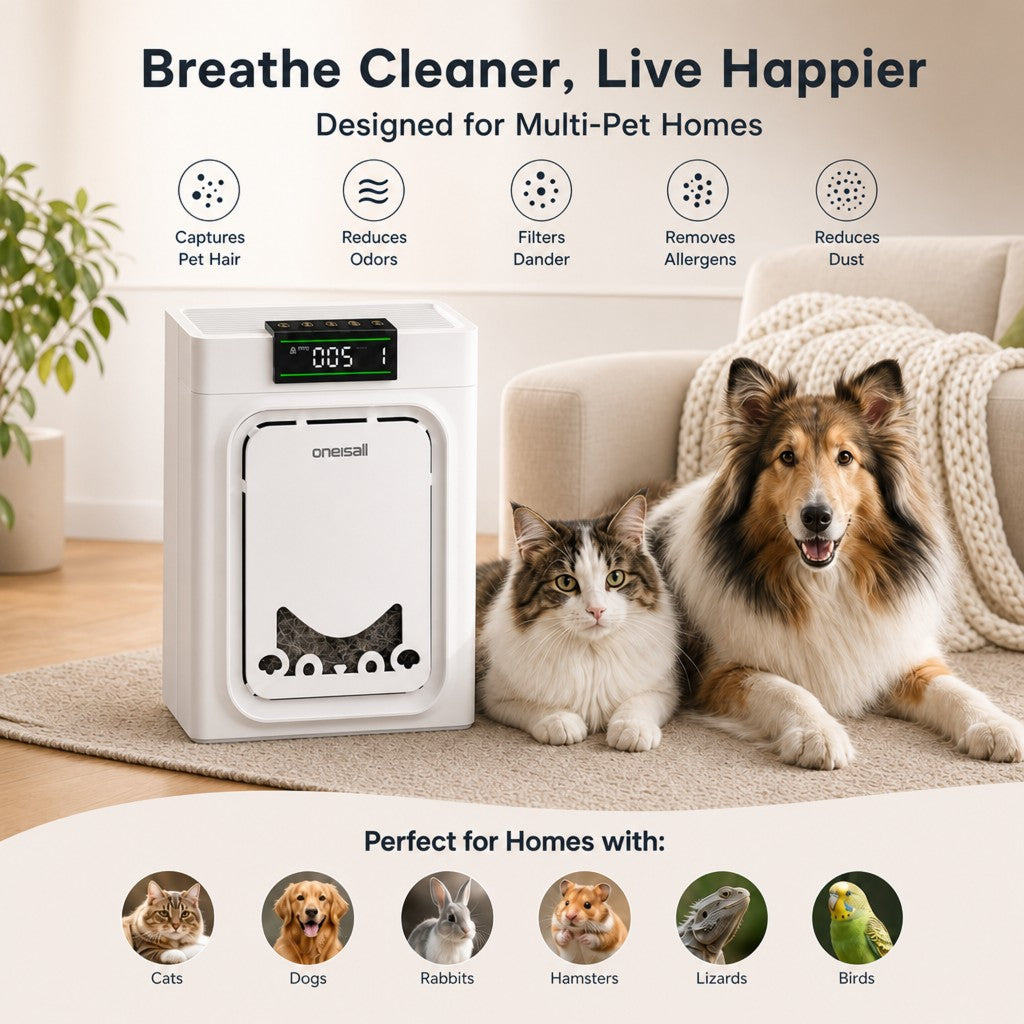 Oneisall 2-in-1 Cat Bed Air Purifier - Image 13