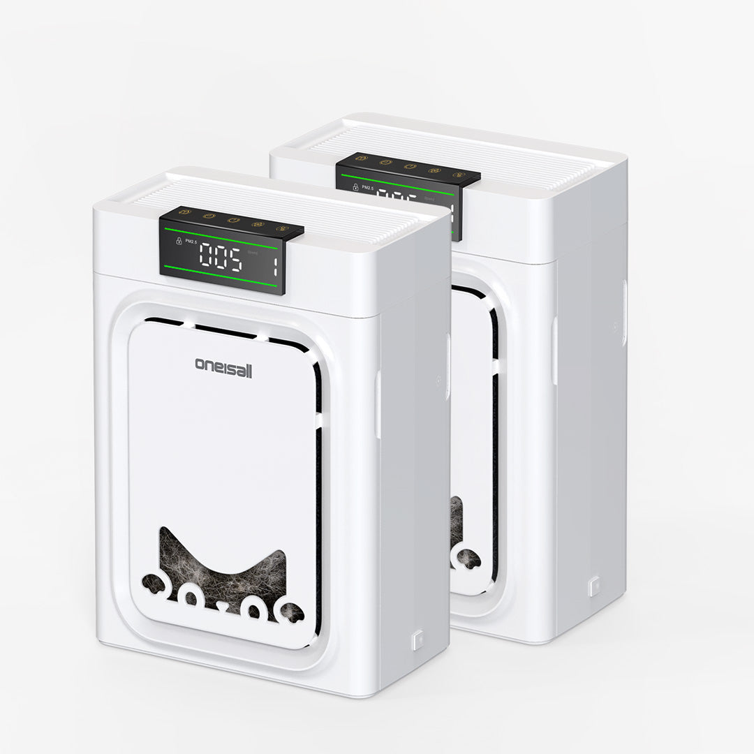 Oneisall Air Purifier for Homes with Pets. Dual-Side Intake - Image 18