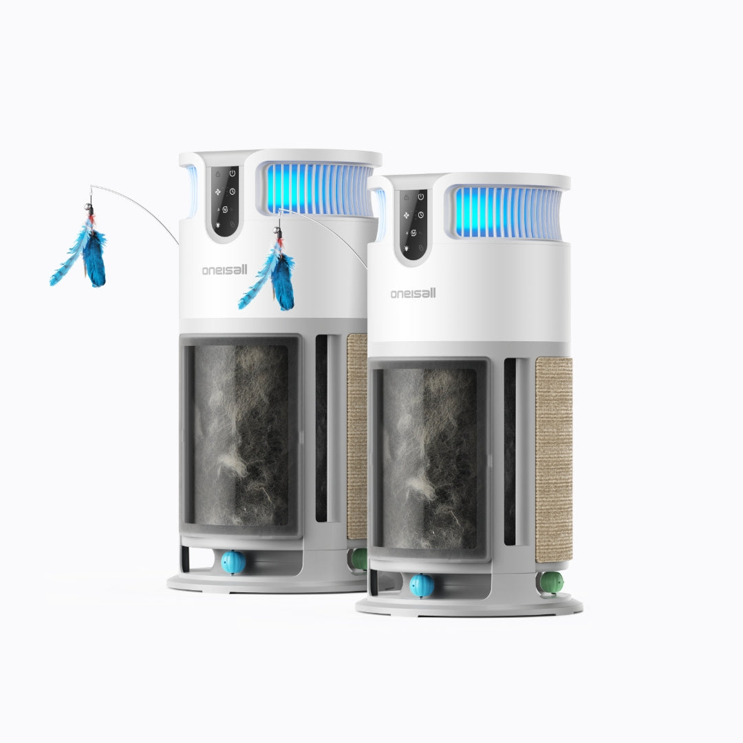 Oneisall 4-in-1 Pet Air Purifier for Homes with Pets. 360?? Airflow - Image 15
