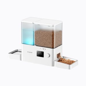Oneisall 2-in-1 Automatic Cat Feeder and Water Dispenser