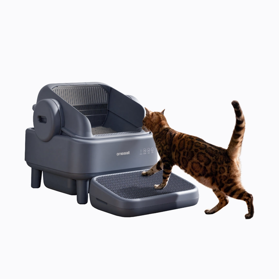 Oneisall Ease S1 Self-Cleaning Litter Box with Cat Litter Step - Image 19