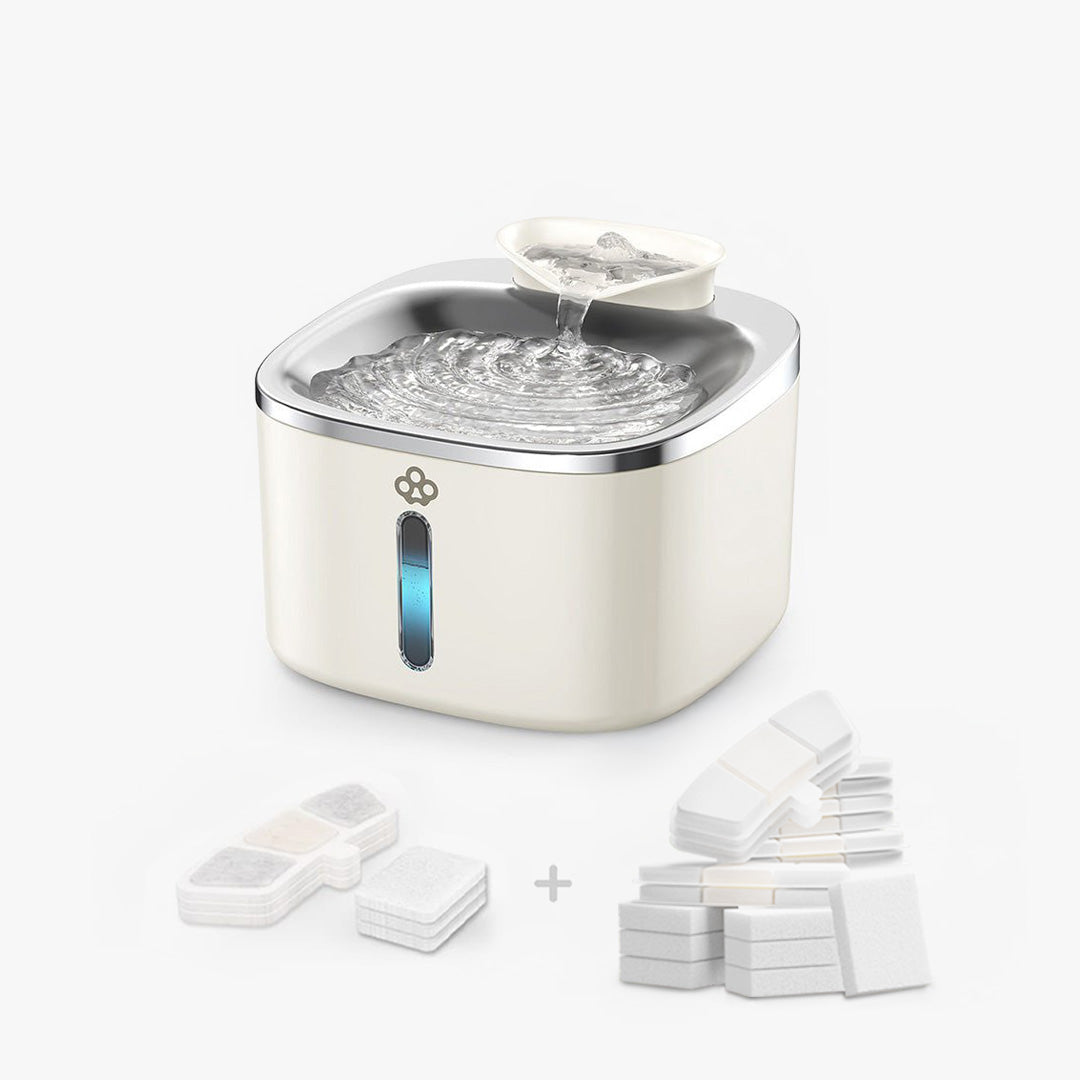 Oneisall 3.5L Corded White Pet Water Fountain with 3PCS Filters - Image 11