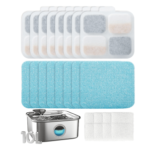 Oneisall 10L Pet Water Fountain Carbon Filters Replacement