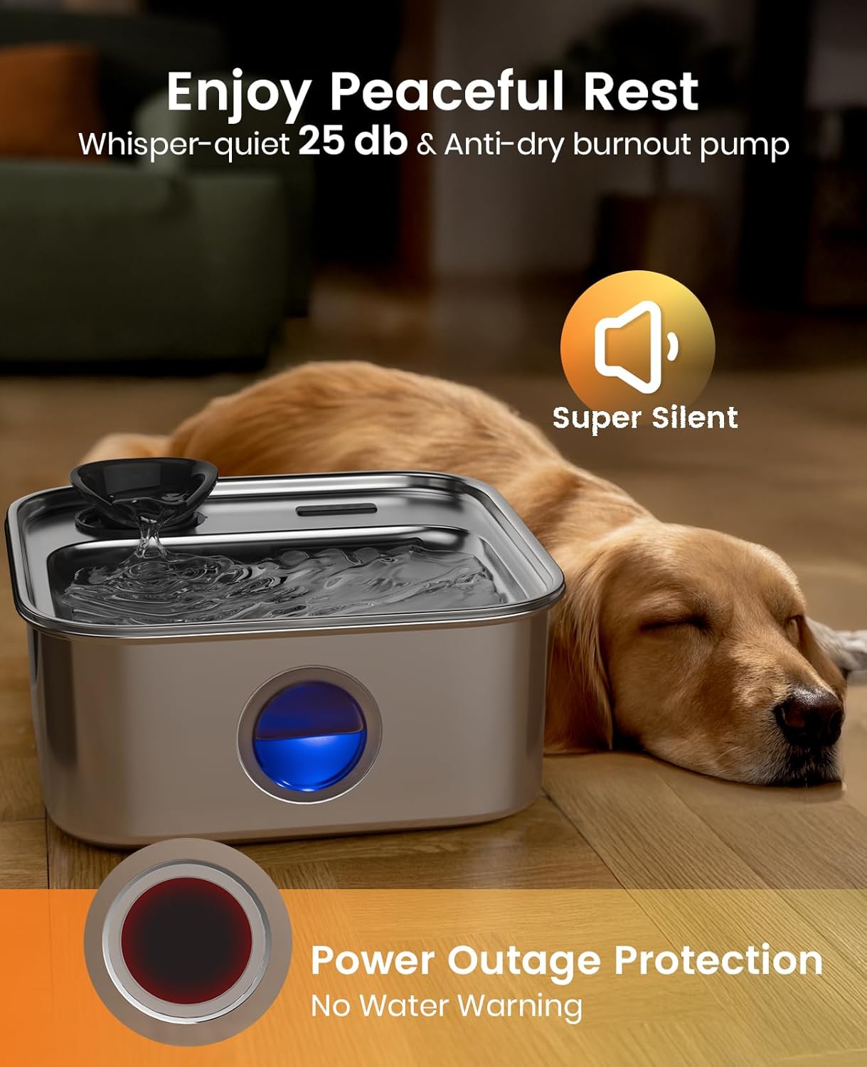 Oneisall 10L Pet Water Fountain for Large Dogs - Image 7