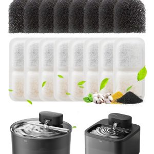 Oneisall 2.2L/3.2L Cat Water Fountain Carbon Filters Replacement