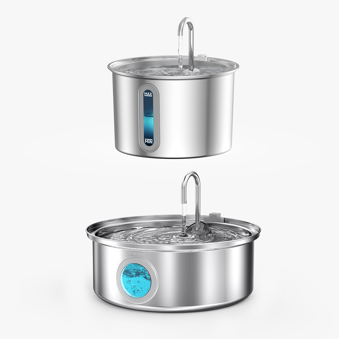 Oneisall Dual-Size Water Fountain Set