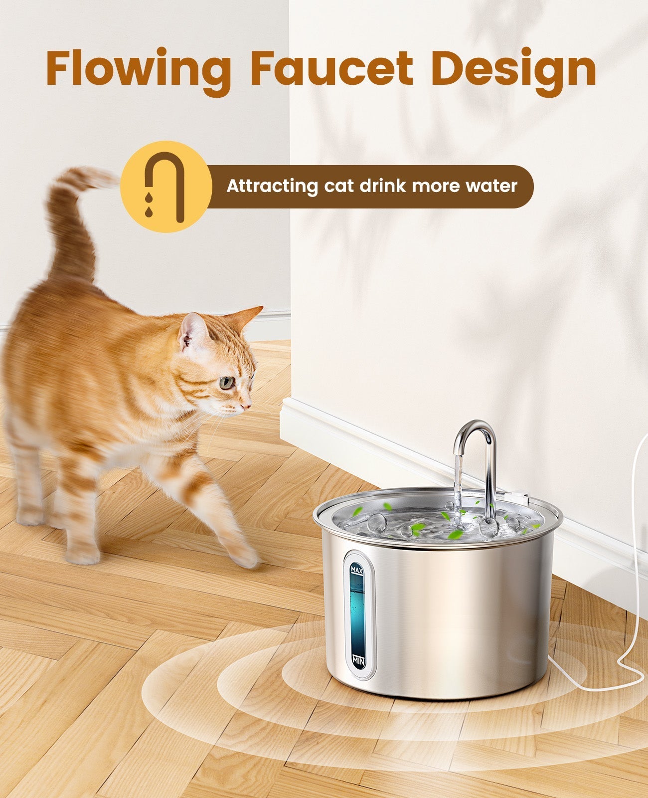 Oneisall Dual-Size Water Fountain Set - Image 3