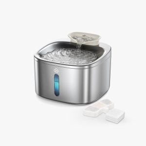Oneisall 3.5L Corded Pet Water Fountain with 3PCS Filters