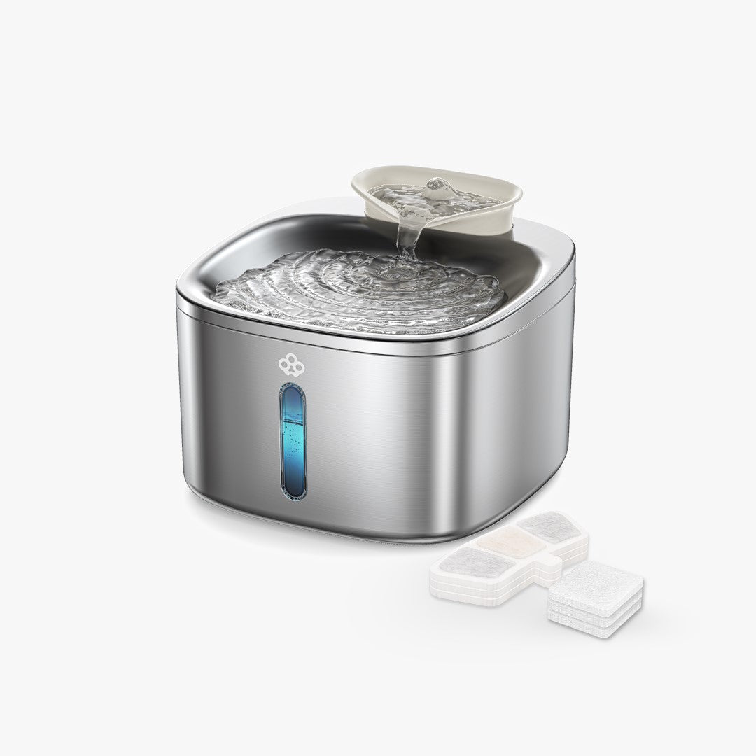 Oneisall 3.5L Corded Pet Water Fountain with 3PCS Filters