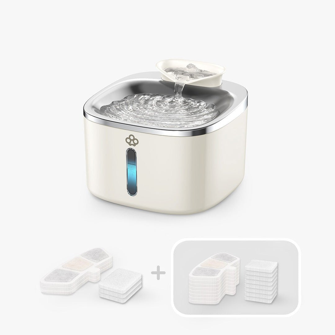 Oneisall 3.5L Corded White Pet Water Fountain with 3PCS Filters - Image 9