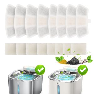 Oneisall 3.5L Cordless Pet Water Fountain Carbon Filters Replacement