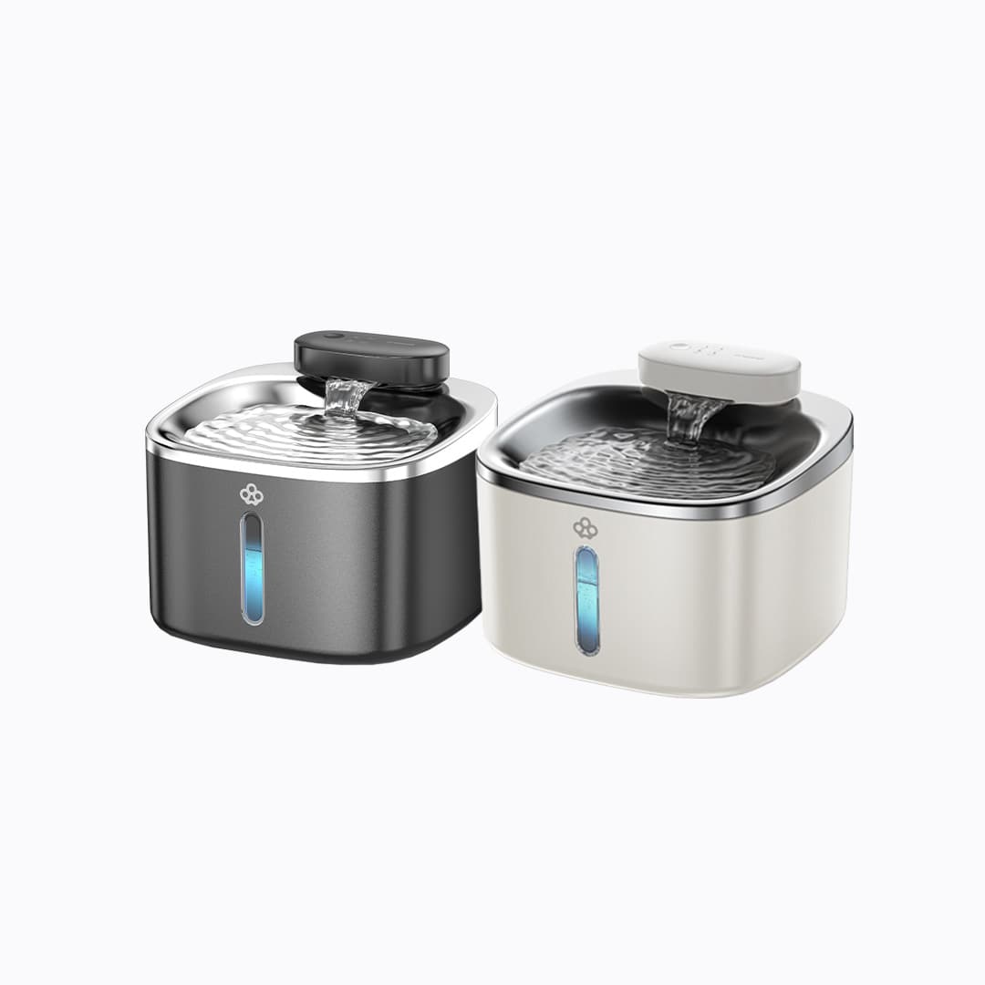 Oneisall 3.5L Cordless Pet Water Fountain ?C Black & White Couple Set - Image 19