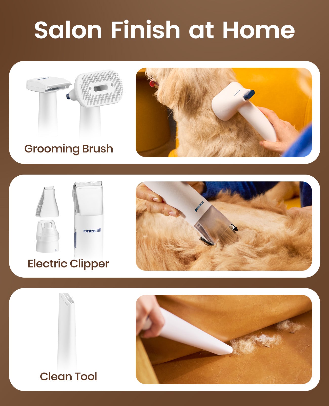 Oneisall Hair & Odor Control Set for Homes with Pets - Image 29