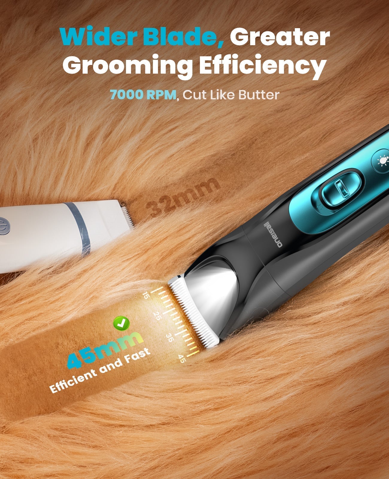 Oneisall FC10 4-in-1 Cordless Multi-Functional Pet Clippers - Image 6
