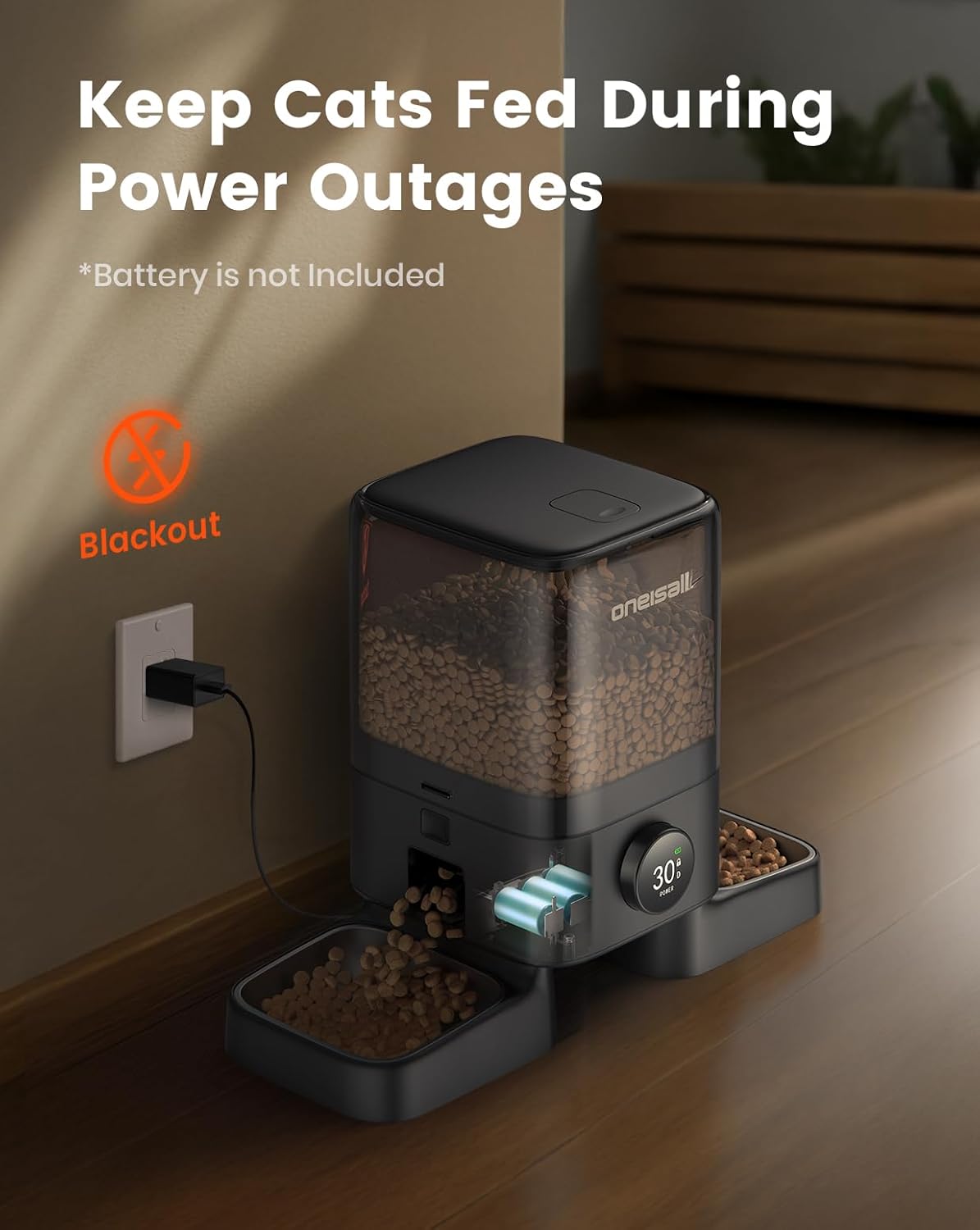 Oneisall H1 5L Automatic Cat Feeders for Two Cats - Image 8