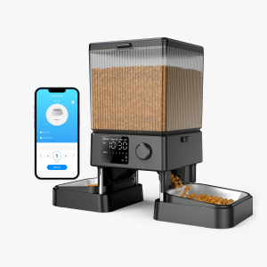 Oneisall 5L Automatic Cat Feeder with APP Control  for Two Cats
