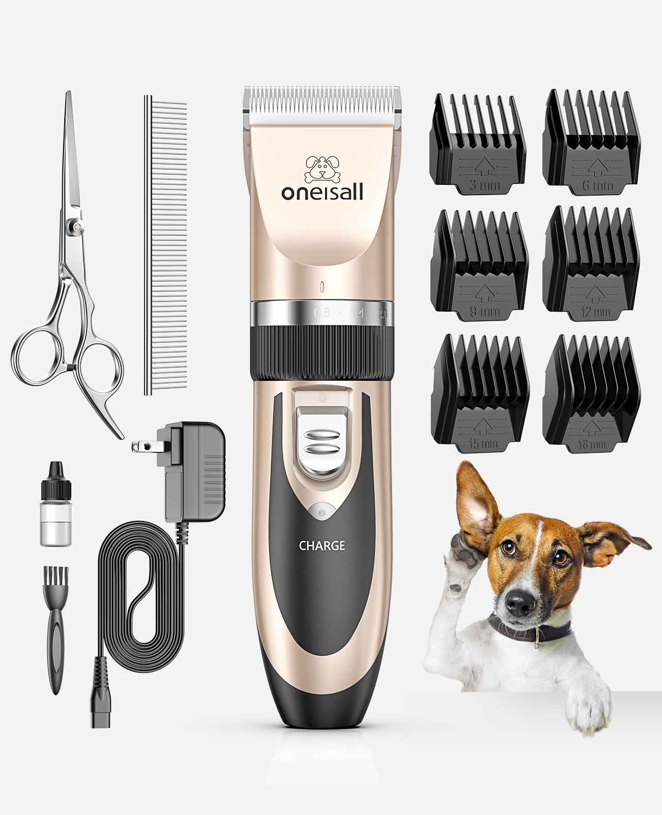 Oneisall P2 Dog Clipper & Dog Grooming Kit - Image 2