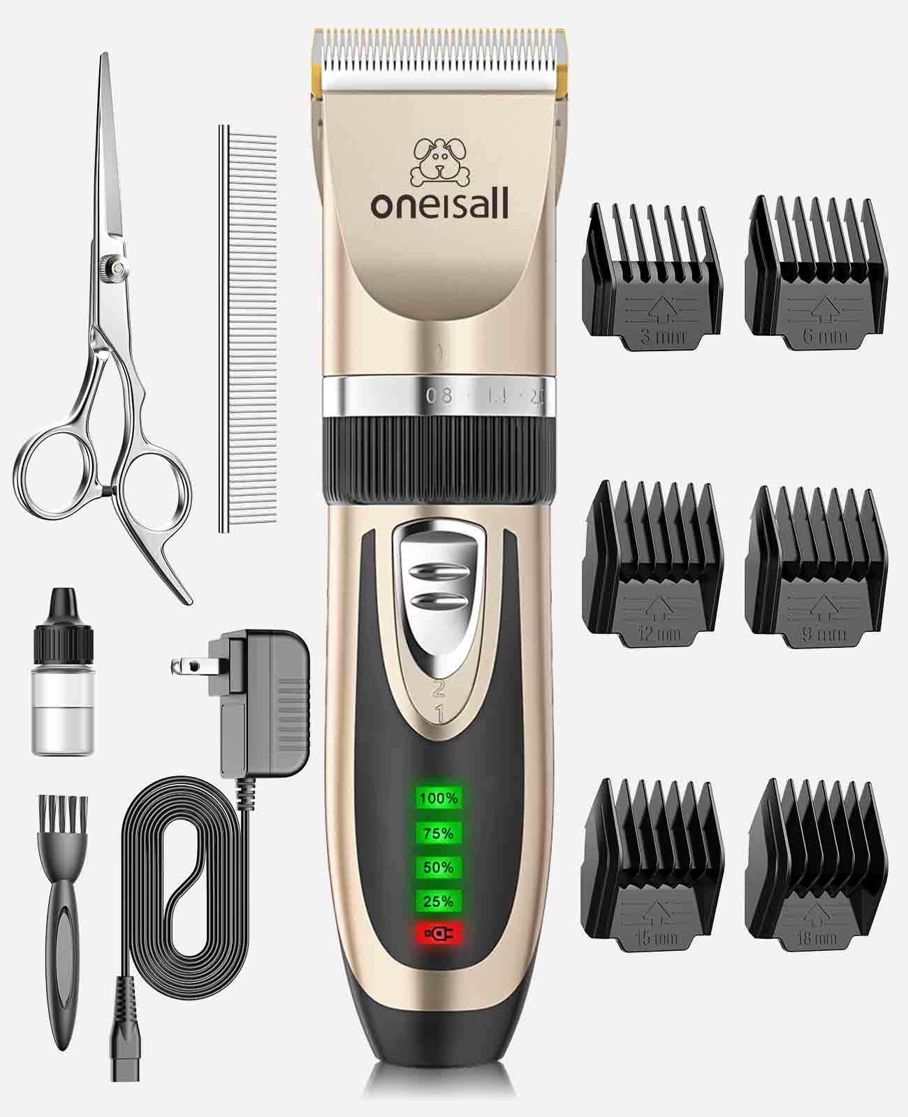 Oneisall X2 2 Speeds Dog Clipper & Dog Grooming Kit - Image 2