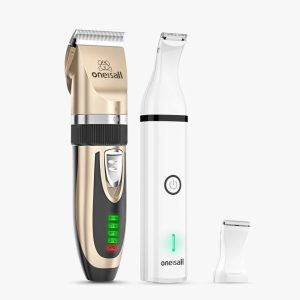 Oneisall X2&N5 3 in 1 Dog Clippers & Dog Paw Trimmer
